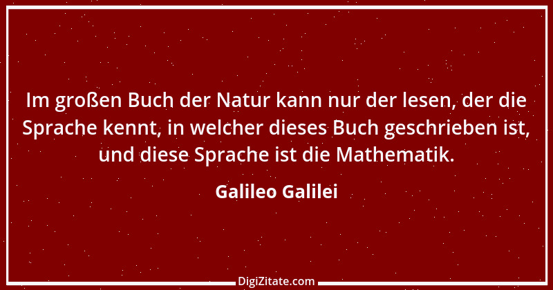 Zitat von Galileo Galilei 21