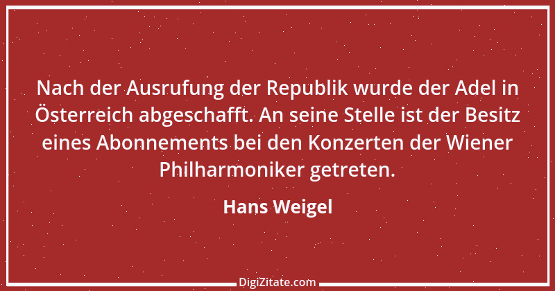 Zitat von Hans Weigel 4