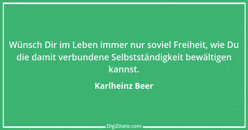 Zitat von Karlheinz Beer 2