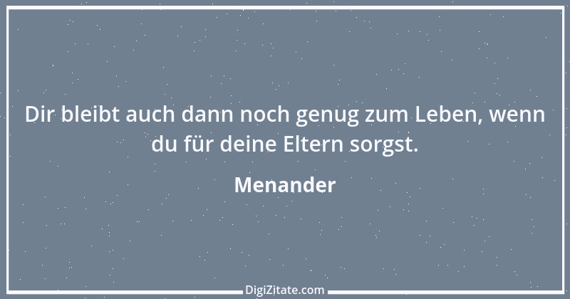 Zitat von Menander 11