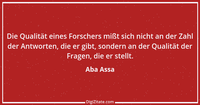 Zitat von Aba Assa 45