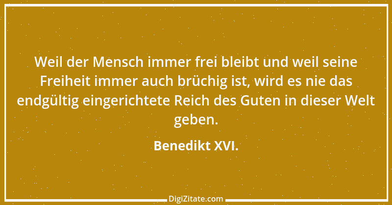 Zitat von Benedikt XVI. 7