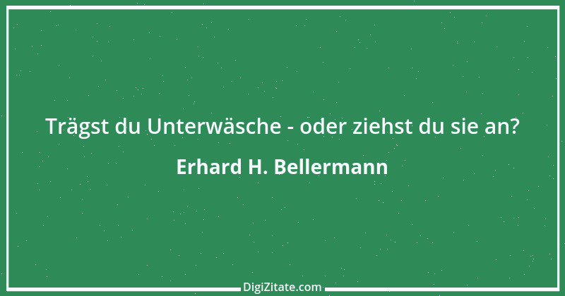 Zitat von Erhard H. Bellermann 493