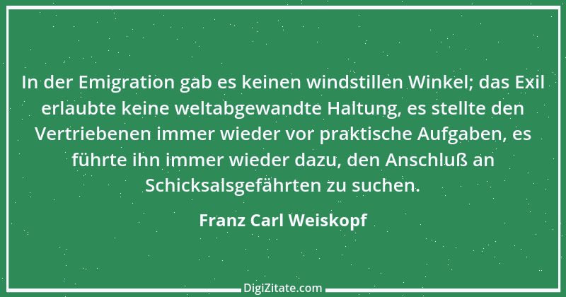 Zitat von Franz Carl Weiskopf 1