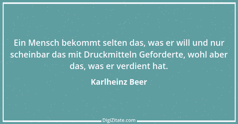 Zitat von Karlheinz Beer 4