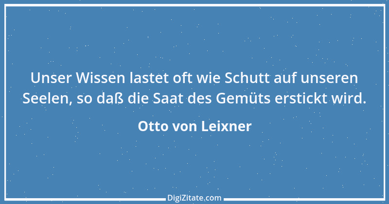 Zitat von Otto von Leixner 278