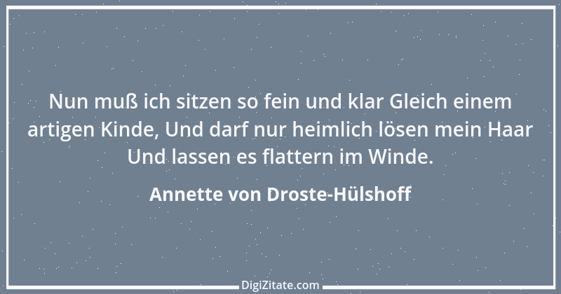 Zitat von Annette von Droste-Hülshoff 35