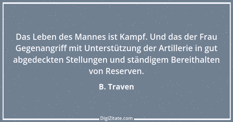 Zitat von B. Traven 77