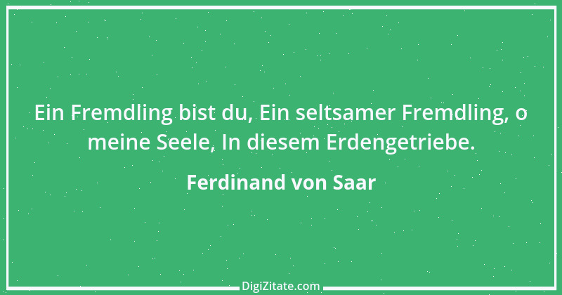 Zitat von Ferdinand von Saar 2