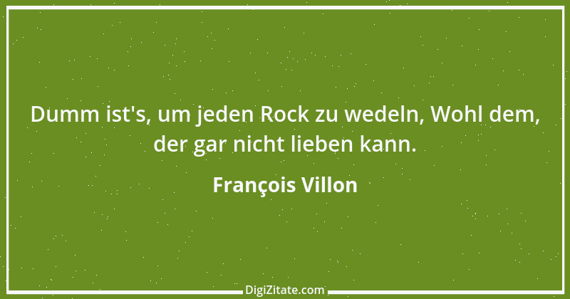 Zitat von François Villon 5