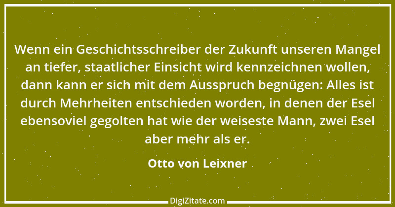 Zitat von Otto von Leixner 279