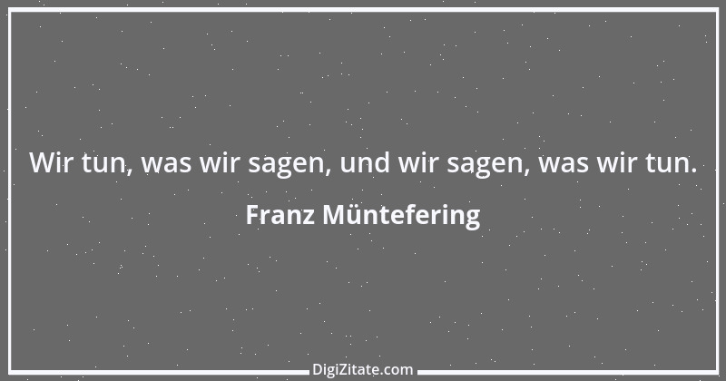 Zitat von Franz Müntefering 5