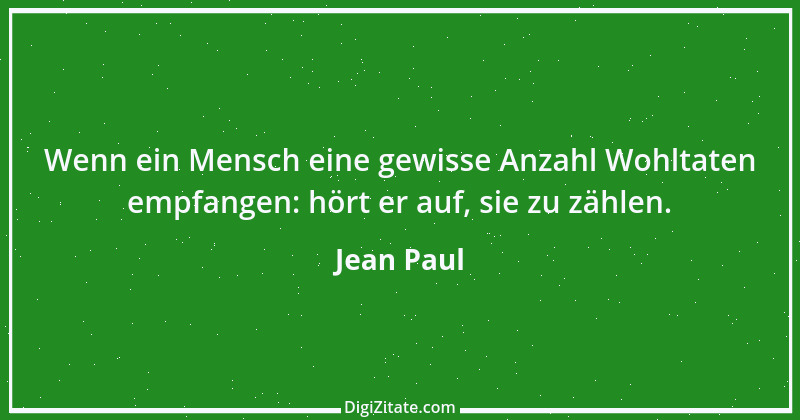 Zitat von Jean Paul 1126