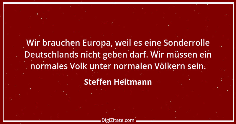 Zitat von Steffen Heitmann 1