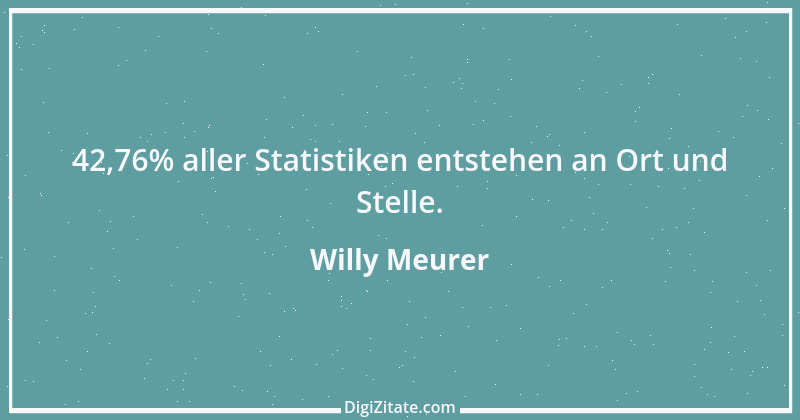 Zitat von Willy Meurer 1282