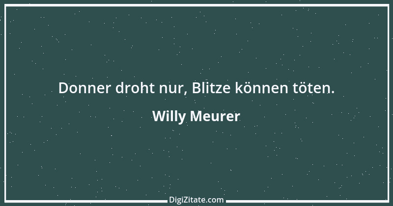 Zitat von Willy Meurer 282