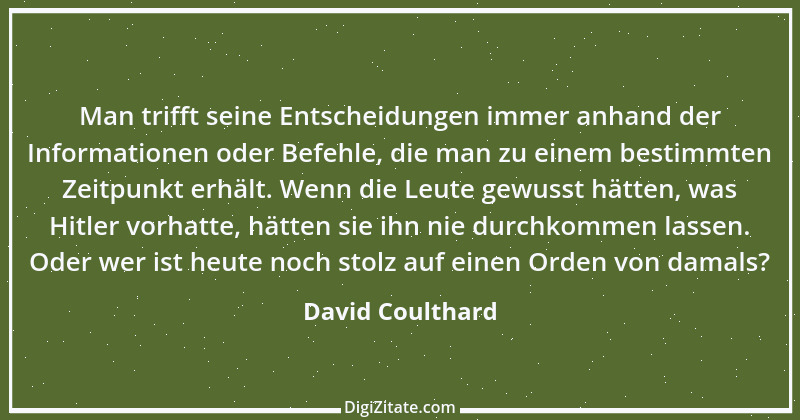 Zitat von David Coulthard 10