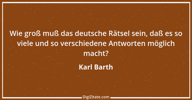 Zitat von Karl Barth 4