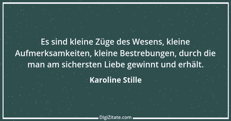 Zitat von Karoline Stille 1