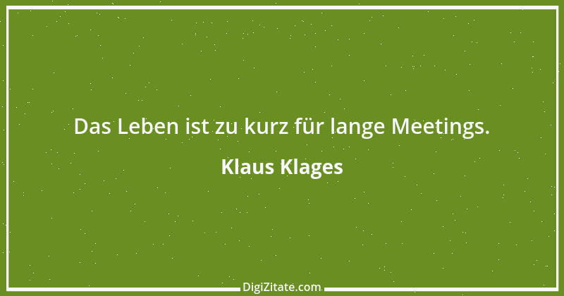 Zitat von Klaus Klages 234