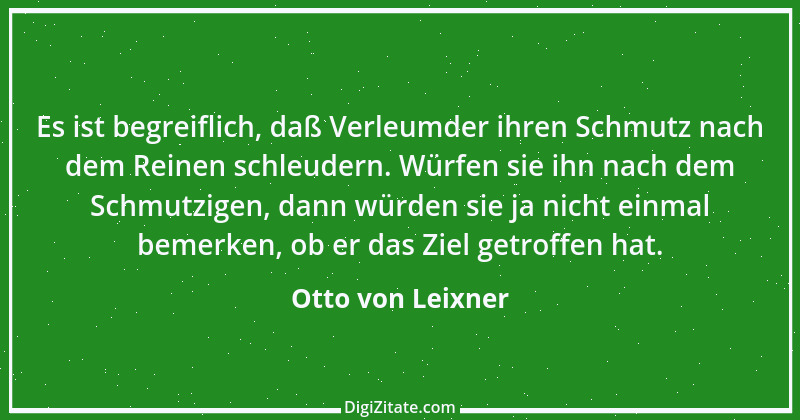 Zitat von Otto von Leixner 281