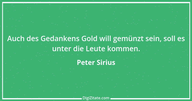 Zitat von Peter Sirius 382