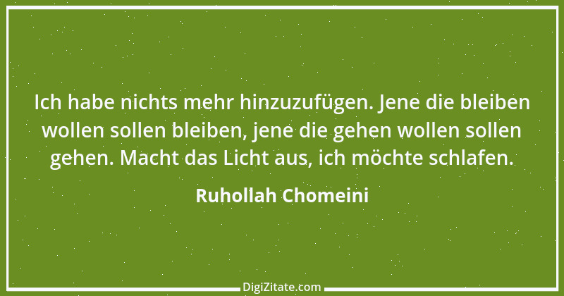 Zitat von Ruhollah Chomeini 2