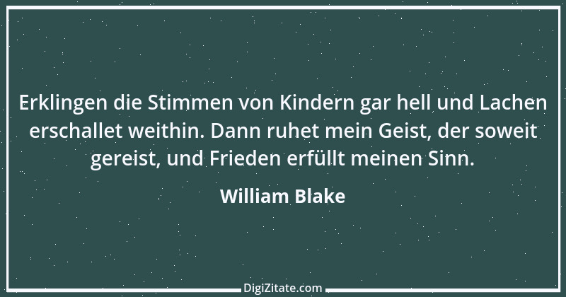 Zitat von William Blake 15