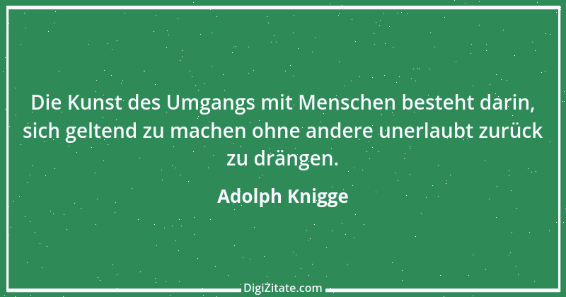 Zitat von Adolph Knigge 40