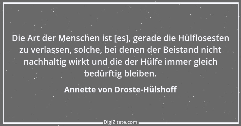 Zitat von Annette von Droste-Hülshoff 38