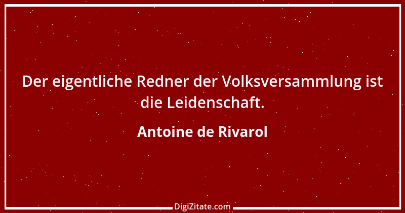 Zitat von Antoine de Rivarol 129