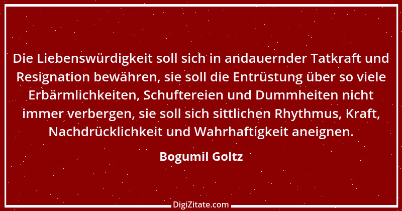 Zitat von Bogumil Goltz 1