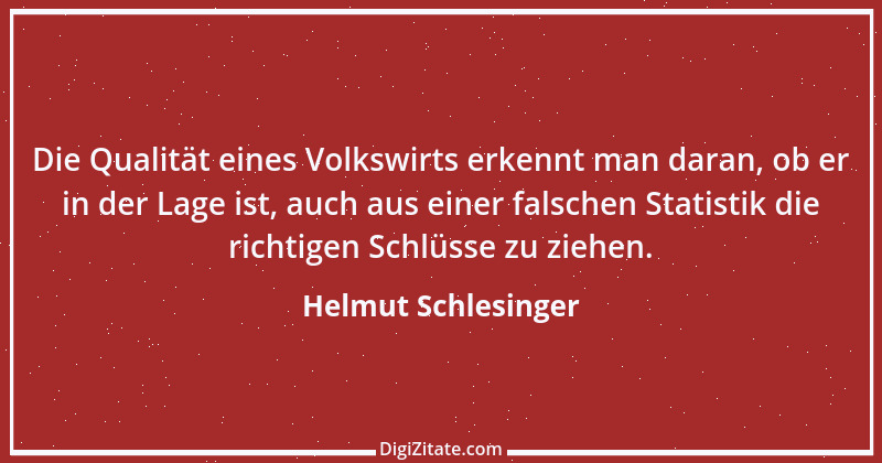 Zitat von Helmut Schlesinger 1