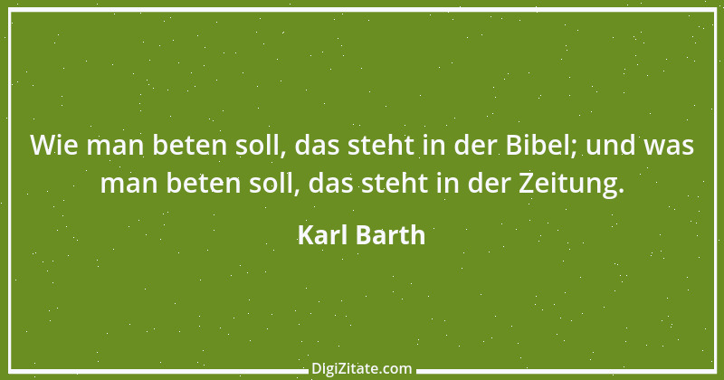 Zitat von Karl Barth 5