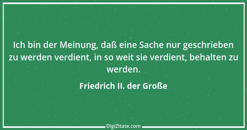 Zitat von Friedrich II. der Große 136