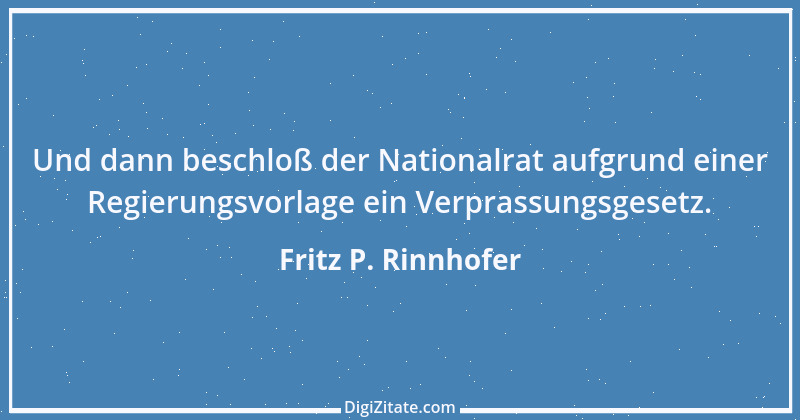 Zitat von Fritz P. Rinnhofer 231