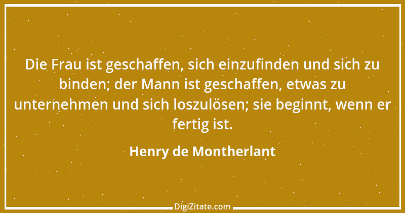 Zitat von Henry de Montherlant 37