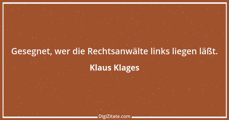 Zitat von Klaus Klages 236