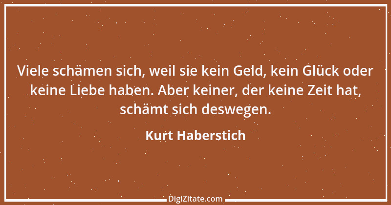 Zitat von Kurt Haberstich 187