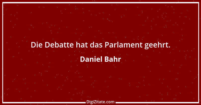 Zitat von Daniel Bahr 1