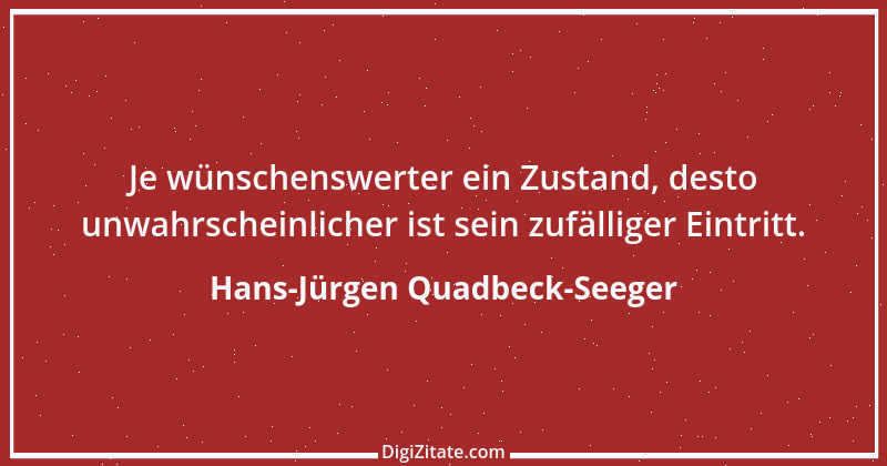 Zitat von Hans-Jürgen Quadbeck-Seeger 613