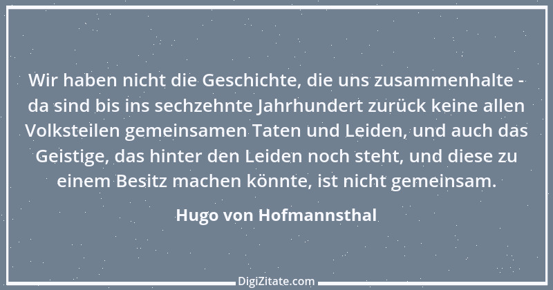 Zitat von Hugo von Hofmannsthal 124