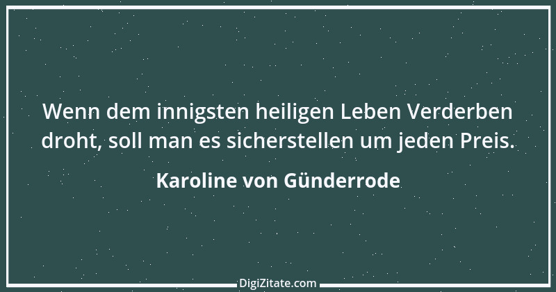 Zitat von Karoline von Günderrode 3