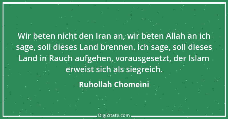 Zitat von Ruhollah Chomeini 5