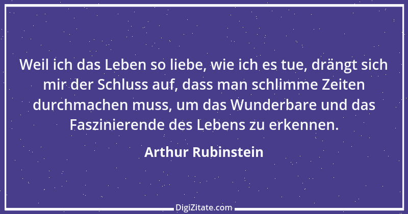 Zitat von Arthur Rubinstein 6