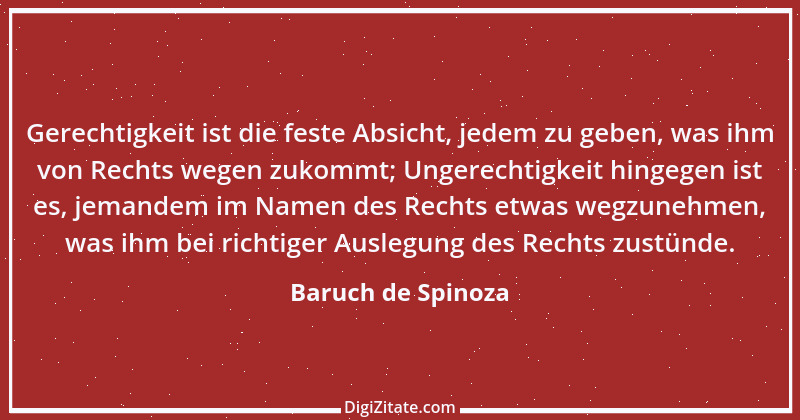 Zitat von Baruch de Spinoza 121