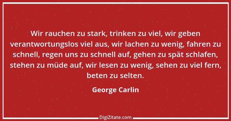 Zitat von George Carlin 11