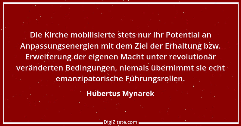 Zitat von Hubertus Mynarek 1