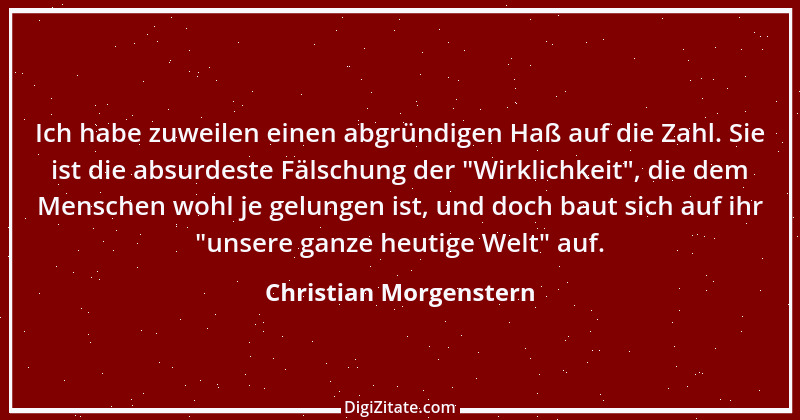 Zitat von Christian Morgenstern 509