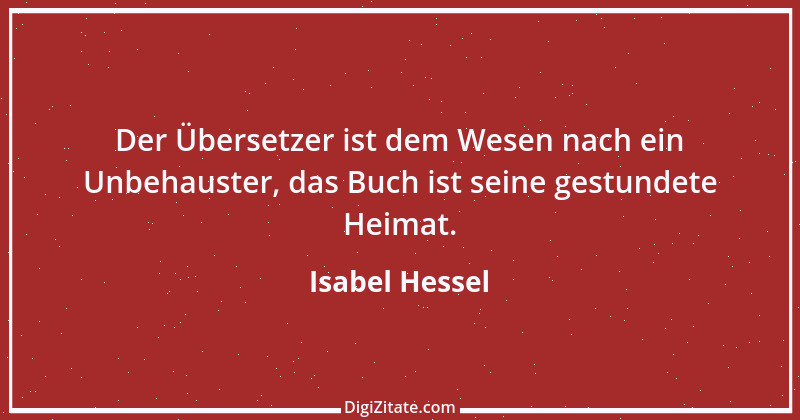 Zitat von Isabel Hessel 4